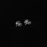De XO-XO oorknopjes - zilver